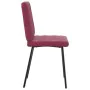 Esstischstühle, 6 Stück, Samt, Weinrot. von , Essstühle - Ref: Foro24-3315478, Preis: 246,08 €, Rabatt: %