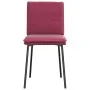 Dining chairs 4 units velvet deep red by , dining chairs - Ref: Foro24-3315349, Price: 174,99 €, Discount: %