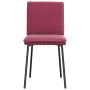 Esszimmerstühle, 4 Stück, Samt, Weinrot. von , Essstühle - Ref: Foro24-3315349, Preis: 174,99 €, Rabatt: %