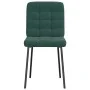 Esstischstühle, 6 Stück, dunkelgrüner Samt von , Essstühle - Ref: Foro24-3315452, Preis: 256,59 €, Rabatt: %