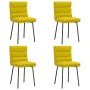 Esszimmerstühle, 4 Stück, gelber Samt von , Essstühle - Ref: Foro24-3315389, Preis: 179,35 €, Rabatt: %