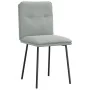 Drehbare Esszimmerstühle, 6 Stück, hellgraues Samtgewebe. von , Essstühle - Ref: Foro24-3315679, Preis: 256,44 €, Rabatt: %