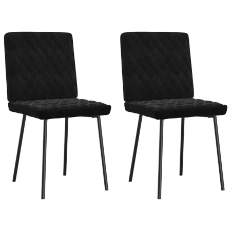 Esszimmerstühle, 2 Stück, schwarzer Samt von , Essstühle - Ref: Foro24-4101109, Preis: 85,96 €, Rabatt: %