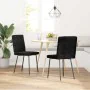 Esszimmerstühle, 2 Stück, schwarzer Samt von , Essstühle - Ref: Foro24-4101109, Preis: 85,96 €, Rabatt: %
