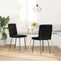 Sillas de comedor 2 unidades terciopelo negro de , Sillas de comedor - Ref: Foro24-4101109, Precio: 85,69 €, Descuento: %