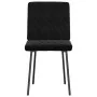 Sillas de comedor 2 unidades terciopelo negro de , Sillas de comedor - Ref: Foro24-4101109, Precio: 85,69 €, Descuento: %