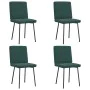 Esstischstühle, 4 Stück, dunkelgrüner Samt von , Essstühle - Ref: Foro24-3315205, Preis: 165,12 €, Rabatt: %