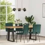 Dining chairs 4 units dark green velvet by , dining chairs - Ref: Foro24-3315205, Price: 165,10 €, Discount: %
