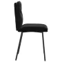Esstischstuhl, 6 Stück, schwarzer Samt von , Essstühle - Ref: Foro24-3315685, Preis: 256,91 €, Rabatt: %
