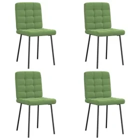 Sillas de comedor 4 unidades terciopelo verde claro de , Sillas de comedor - Ref: Foro24-3315183, Precio: 169,13 €, Descuento: %