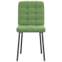 Sillas de comedor 4 unidades terciopelo verde claro de , Sillas de comedor - Ref: Foro24-3315183, Precio: 169,13 €, Descuento: %