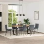 Esstischstühle, 6 Stück, dunkelgraues Samtgewebe. von , Essstühle - Ref: Foro24-3315653, Preis: 278,54 €, Rabatt: %