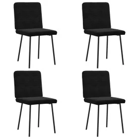 Dining chairs 4 units black velvet by , dining chairs - Ref: Foro24-3315239, Price: 168,08 €, Discount: %