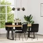 Dining chairs 4 units black velvet by , dining chairs - Ref: Foro24-3315239, Price: 168,07 €, Discount: %