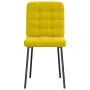Dining chairs 2 units yellow velvet by , dining chairs - Ref: Foro24-4101087, Price: 89,69 €, Discount: %