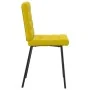 Dining chairs 2 units yellow velvet by , dining chairs - Ref: Foro24-4101087, Price: 89,69 €, Discount: %