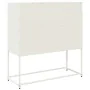 Kaltgewalzter weißer Stahlschrank 100,5x39x107 cm von , Sideboards - Ref: Foro24-853421, Preis: 118,89 €, Rabatt: %