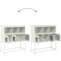 Kaltgewalzter weißer Stahlschrank 100,5x39x107 cm von , Sideboards - Ref: Foro24-853421, Preis: 118,89 €, Rabatt: %
