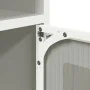 Kaltgewalzter weißer Stahlschrank 100,5x39x107 cm von , Sideboards - Ref: Foro24-853421, Preis: 118,89 €, Rabatt: %