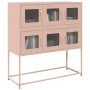 Kaltgewalzter Stahlschrank in Rosa 100,5x39x107 cm von , Sideboards - Ref: Foro24-853423, Preis: 138,21 €, Rabatt: %