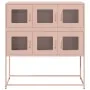 Cold-rolled steel sideboard in pink 100.5x39x107 cm by , Sideboards - Ref: Foro24-853423, Price: 137,14 €, Discount: %
