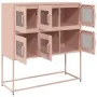 Cold-rolled steel sideboard in pink 100.5x39x107 cm by , Sideboards - Ref: Foro24-853423, Price: 137,14 €, Discount: %