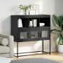 Kaltgewalzter schwarzer Stahlschrank 100,5x39x107 cm von , Sideboards - Ref: Foro24-853416, Preis: 113,27 €, Rabatt: %