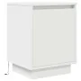 Bedside table with white LED lights 38x34x50 cm by , Nightstands - Ref: Foro24-861265, Price: 47,42 €, Discount: %