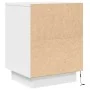 Bedside table with white LED lights 38x34x50 cm by , Nightstands - Ref: Foro24-861265, Price: 47,42 €, Discount: %