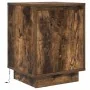 Nachttisch mit LED-Lichtern in Raucheiche 38x34x50 cm von , Nachttische - Ref: Foro24-861273, Preis: 46,89 €, Rabatt: %
