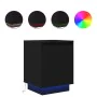 Nachttisch mit schwarzen LED-Lichtern 38x34x50 cm von , Nachttische - Ref: Foro24-861267, Preis: 50,52 €, Rabatt: %