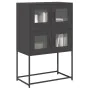 Black steel sideboard 68x39x107 cm by , Sideboards - Ref: Foro24-853344, Price: 95,31 €, Discount: %