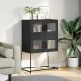 Schwarzer Stahlschrank 68x39x107 cm von , Sideboards - Ref: Foro24-853344, Preis: 95,31 €, Rabatt: %