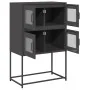 Schwarzer Stahlschrank 68x39x107 cm von , Sideboards - Ref: Foro24-853344, Preis: 95,31 €, Rabatt: %