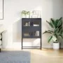 Anrichte aus anthrazitgrauem Stahl 68x39x107 cm von , Sideboards - Ref: Foro24-853346, Preis: 100,58 €, Rabatt: %