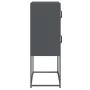 Anrichte aus anthrazitgrauem Stahl 68x39x107 cm von , Sideboards - Ref: Foro24-853346, Preis: 100,58 €, Rabatt: %