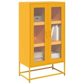 Gelber Senf-Stahlschrank 68x39x123 cm von , Sideboards - Ref: Foro24-853359, Preis: 143,49 €, Rabatt: %