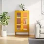 Aparador de acero amarillo mostaza 68x39x123 cm de , Aparadores - Ref: Foro24-853359, Precio: 144,16 €, Descuento: %