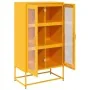 Aparador de acero amarillo mostaza 68x39x123 cm de , Aparadores - Ref: Foro24-853359, Precio: 144,16 €, Descuento: %