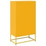 Aparador de acero amarillo mostaza 68x39x123 cm de , Aparadores - Ref: Foro24-853359, Precio: 144,16 €, Descuento: %