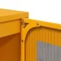 Aparador de acero amarillo mostaza 68x39x123 cm de , Aparadores - Ref: Foro24-853359, Precio: 144,16 €, Descuento: %
