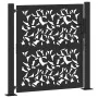 Gartentor, Design mit schwarzer Stahltür, 105x106 cm. von , Gartentore - Ref: Foro24-4100959, Preis: 160,74 €, Rabatt: %