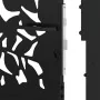 Garden gate design with black steel leaf 105x106 cm by , garden gates - Ref: Foro24-4100959, Price: 161,00 €, Discount: %