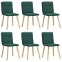 Esstischstühle, 6 Stück, dunkelgrüner Stoff von , Essstühle - Ref: Foro24-3315595, Preis: 299,32 €, Rabatt: %