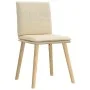 Sillas de comedor 6 unidades tela color crema de , Sillas de comedor - Ref: Foro24-3315632, Precio: 314,58 €, Descuento: %