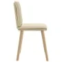 Sillas de comedor 6 unidades tela color crema de , Sillas de comedor - Ref: Foro24-3315632, Precio: 314,58 €, Descuento: %