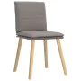Esszimmerstühle, 4 Stück, Stoff in Taupe-Farbe. von , Essstühle - Ref: Foro24-3315361, Preis: 210,66 €, Rabatt: %