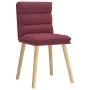 Dining chairs 4 units, red wine fabric by , dining chairs - Ref: Foro24-3315396, Price: 215,38 €, Discount: %