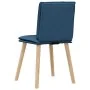 Dining chairs 4 units blue fabric by , dining chairs - Ref: Foro24-3315363, Price: 210,66 €, Discount: %