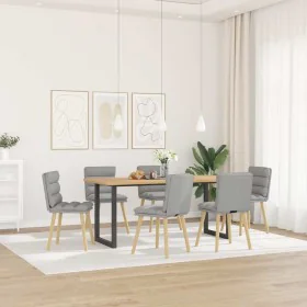 Esstischstühle 6 Stück Stoff in Grau Wolke von , Essstühle - Ref: Foro24-3315672, Preis: 320,99 €, Rabatt: %